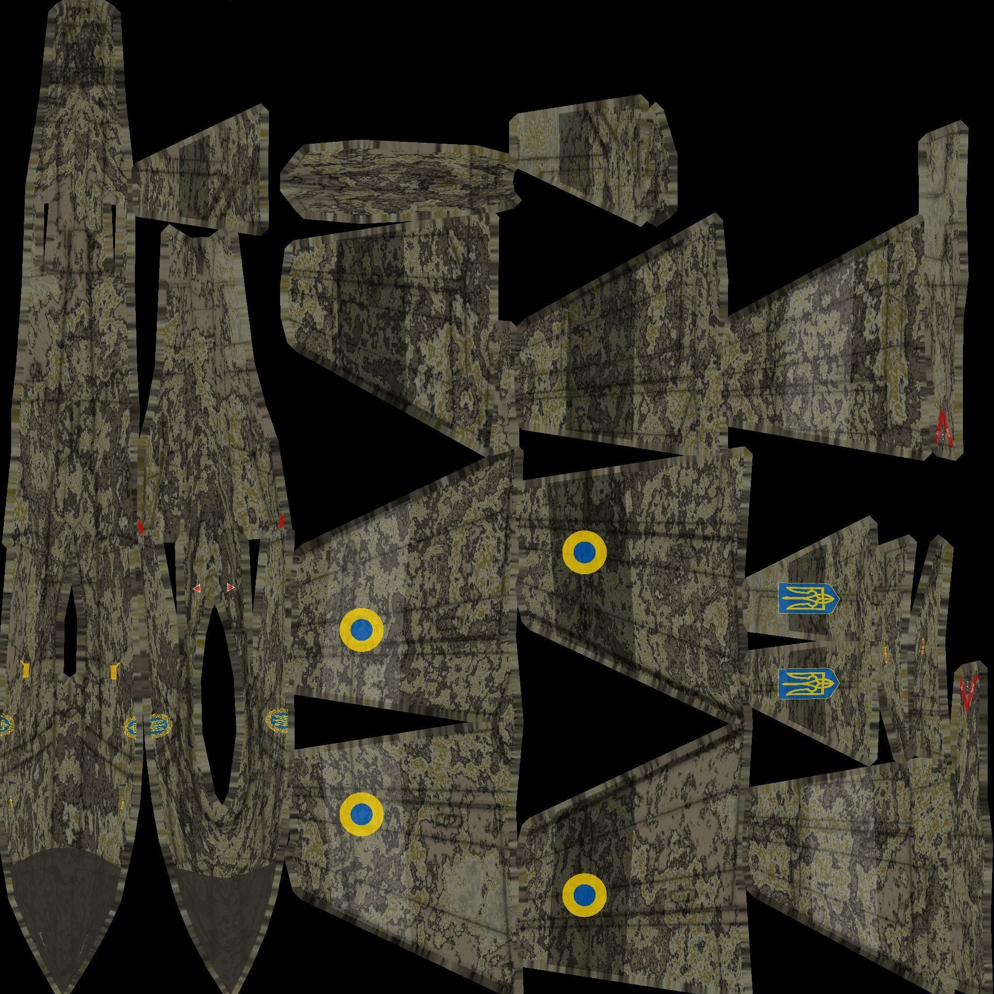 IAI Sparrow X concept fighter Low-poly 3D model_18