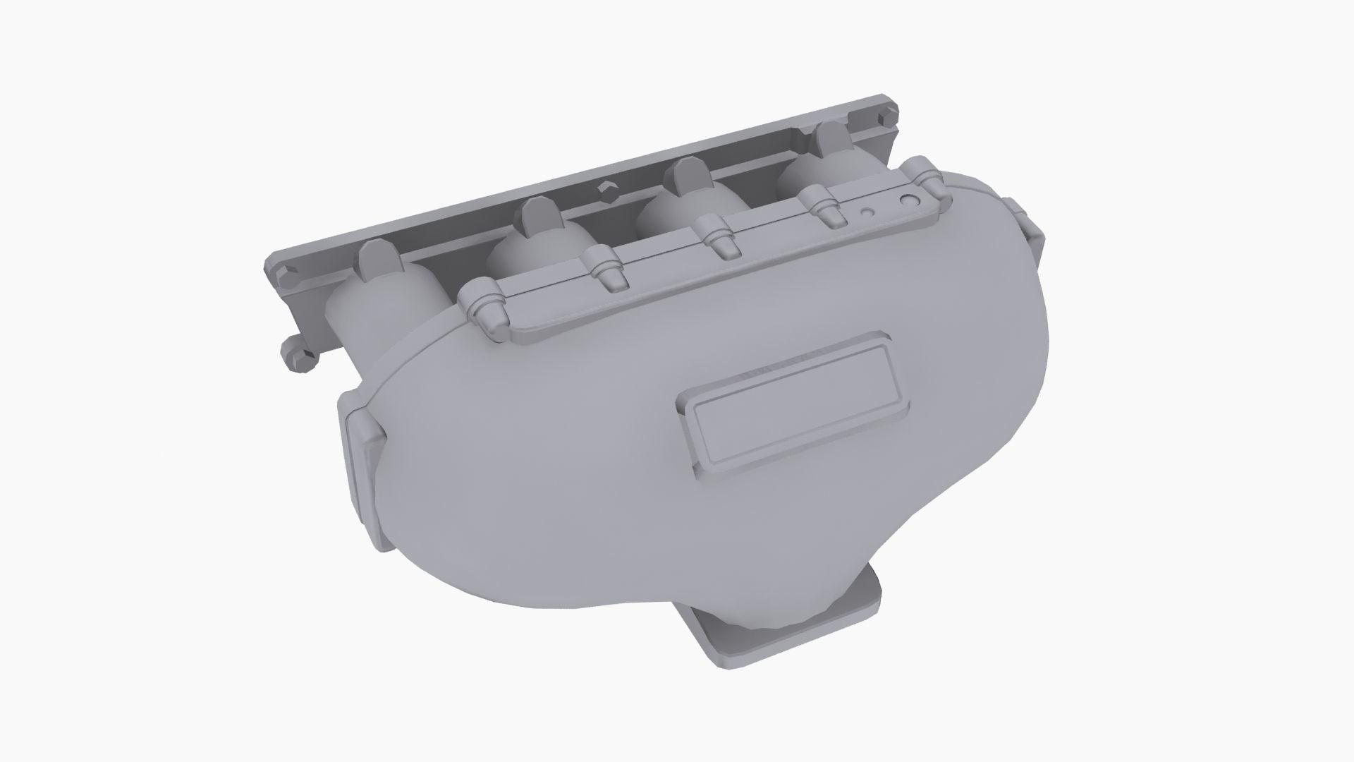 Skunk2 Racing Ultra Bottom Fed intake manifold Low-poly 3D model_7