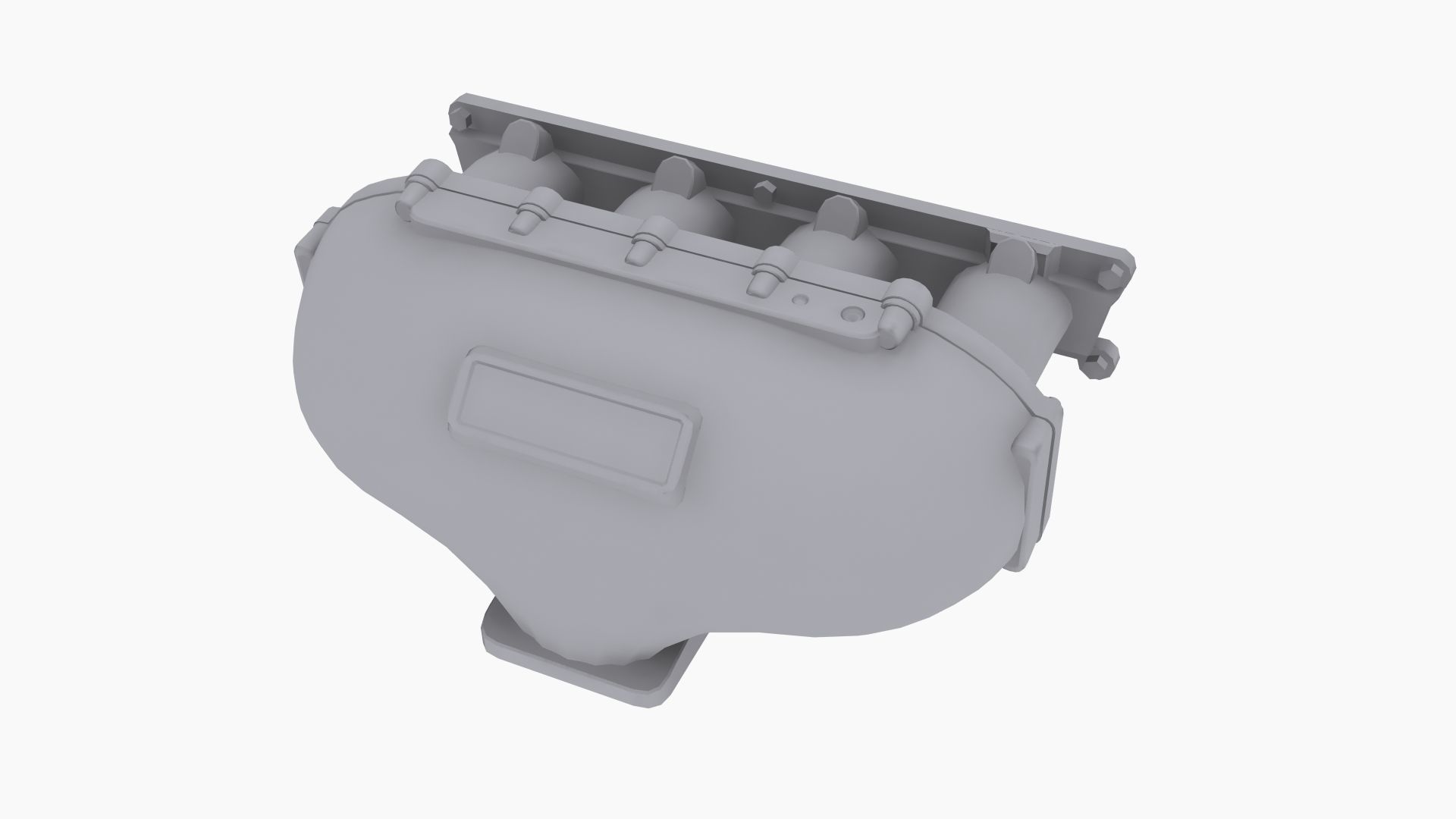 Skunk2 Racing Ultra Bottom Fed intake manifold Low-poly 3D model_9