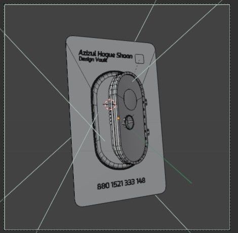 Design Vault 3d NFT Door animation Low-poly 3D model_8