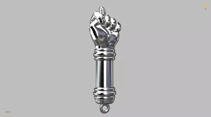 Hand Fig Pendant 55mm