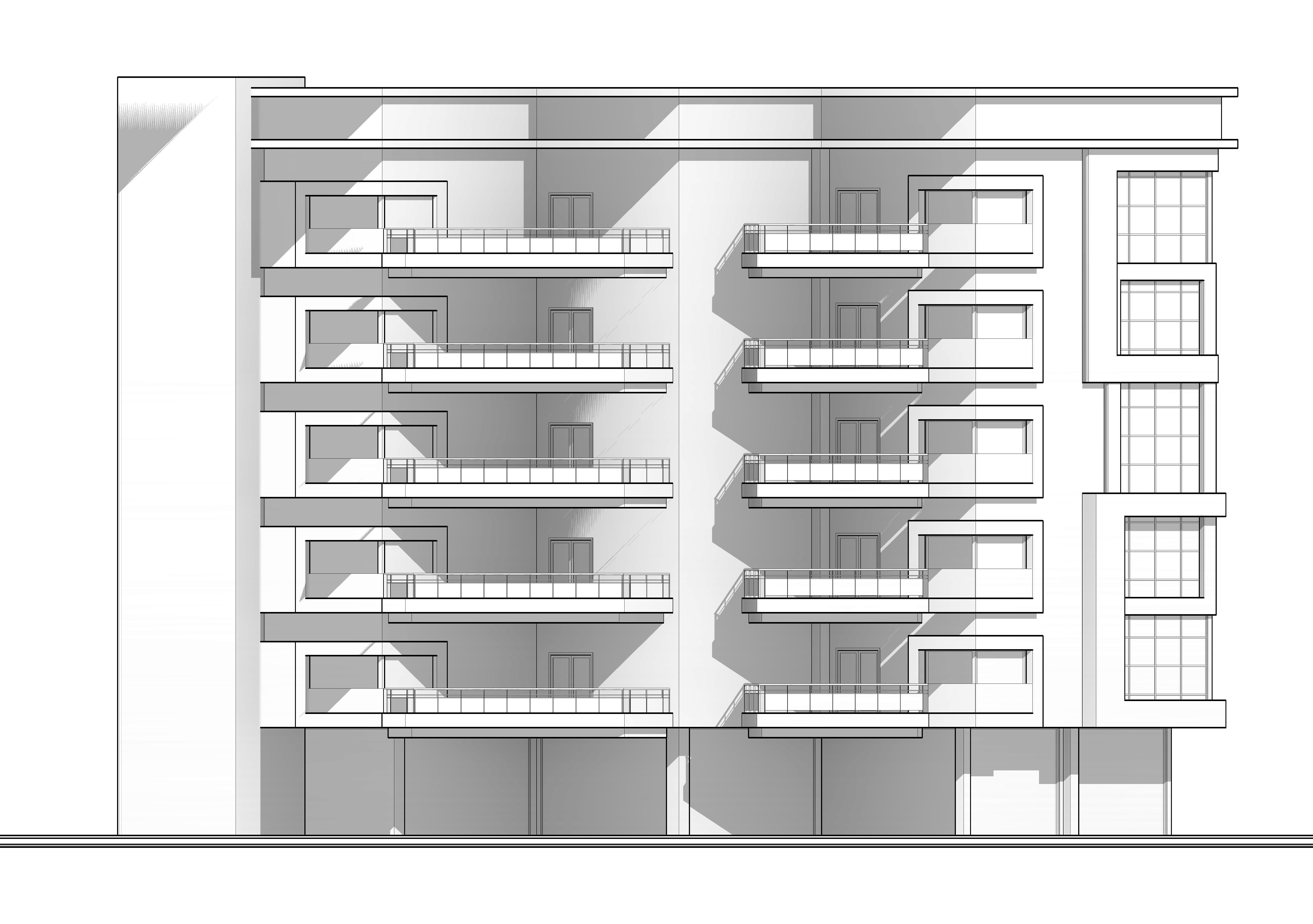 Modern building  N30 3D model_8