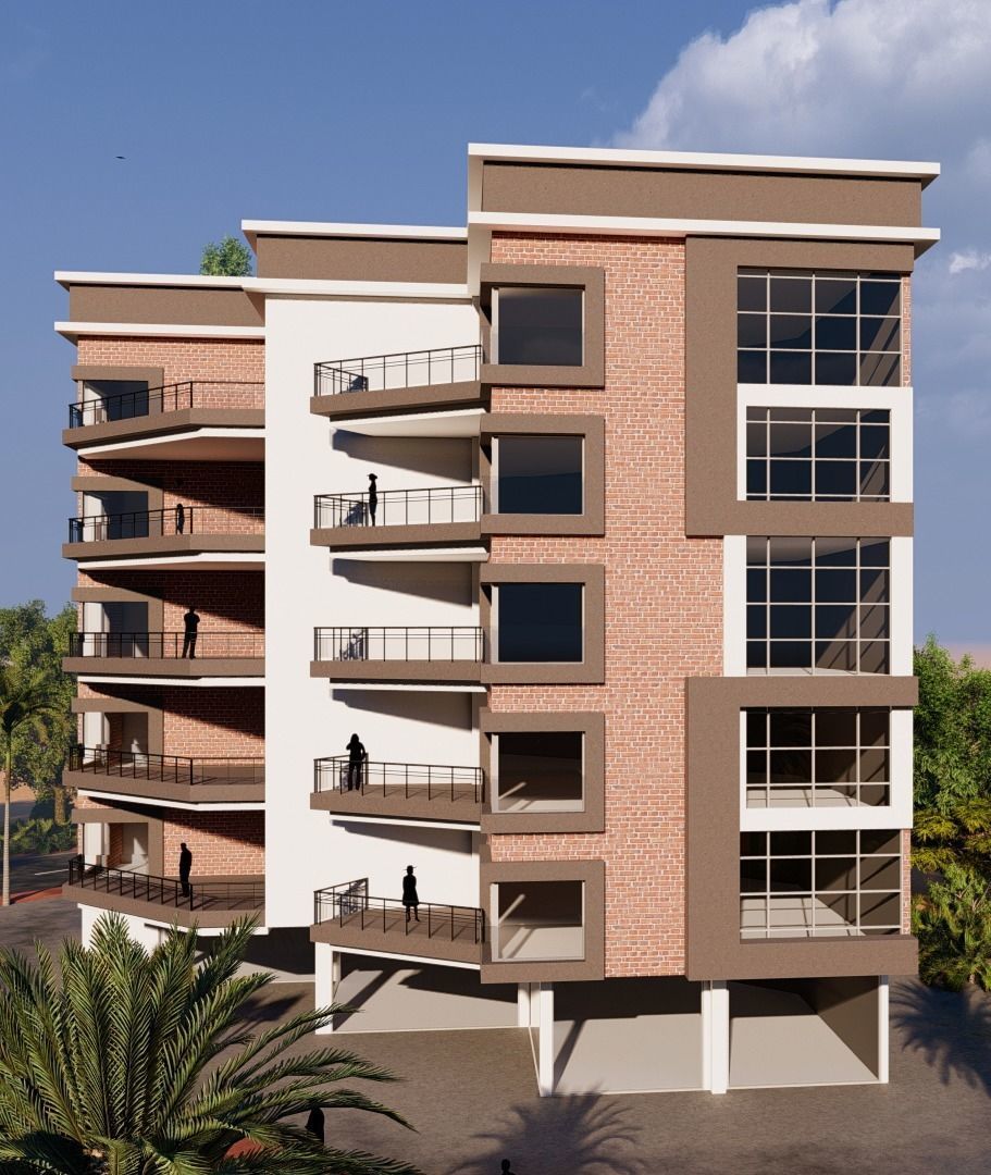 Modern building  N30 3D model_5