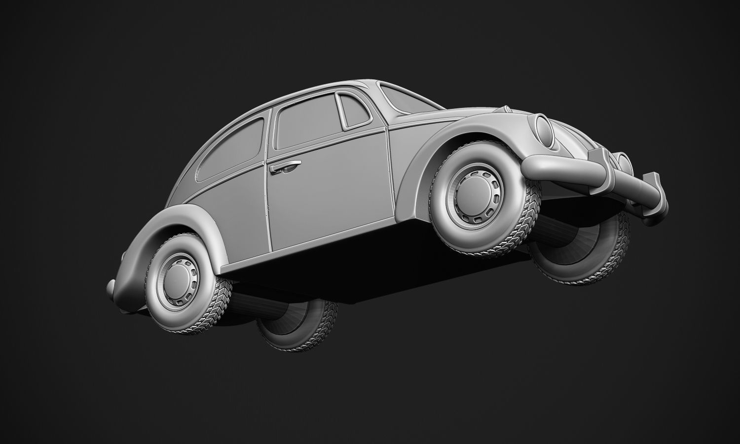Volkswagen Beetle Printable 3D print model_4