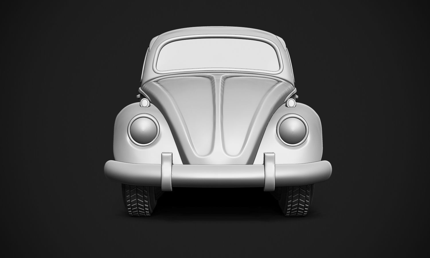 Volkswagen Beetle Printable 3D print model_1