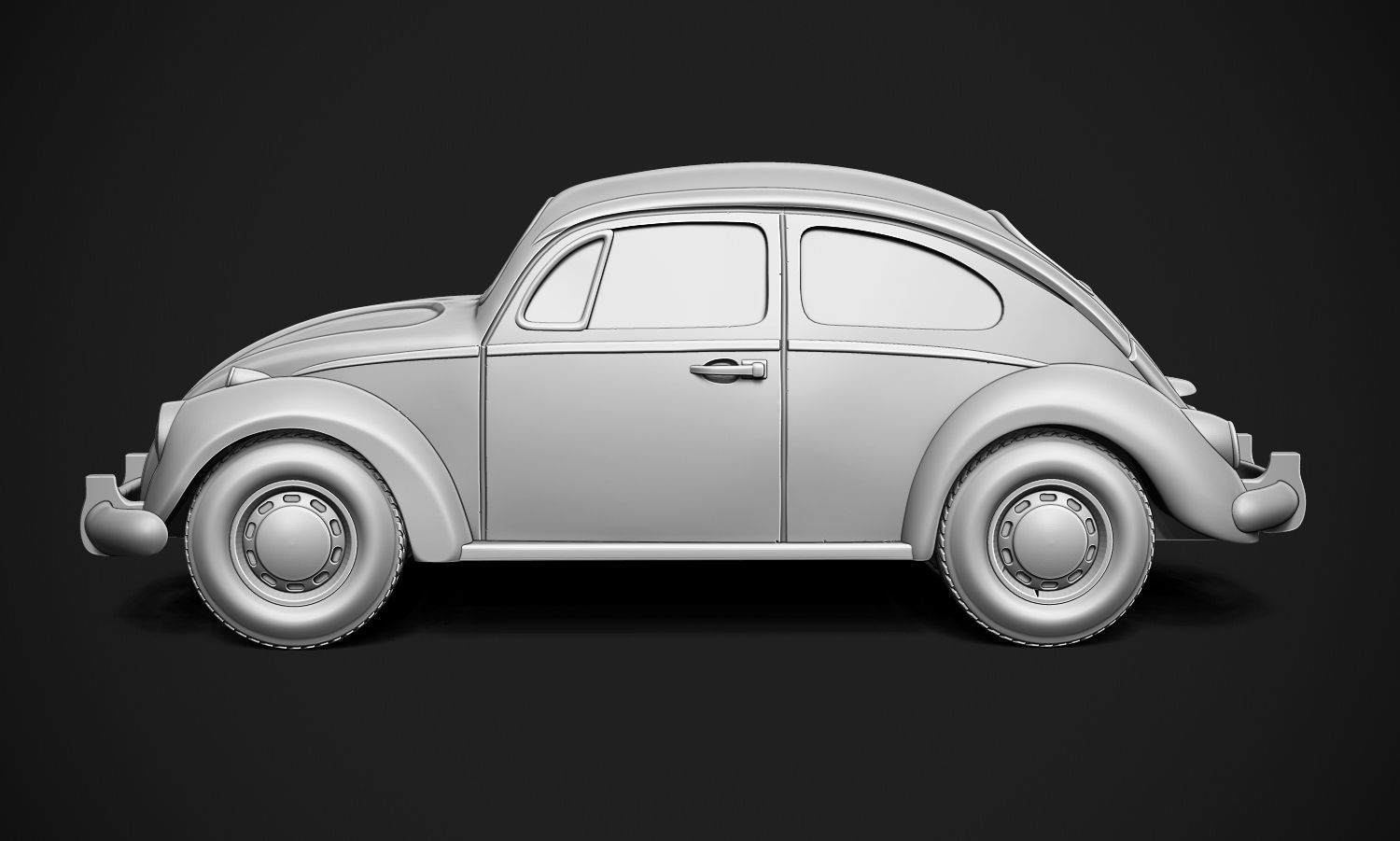 Volkswagen Beetle Printable 3D print model_2