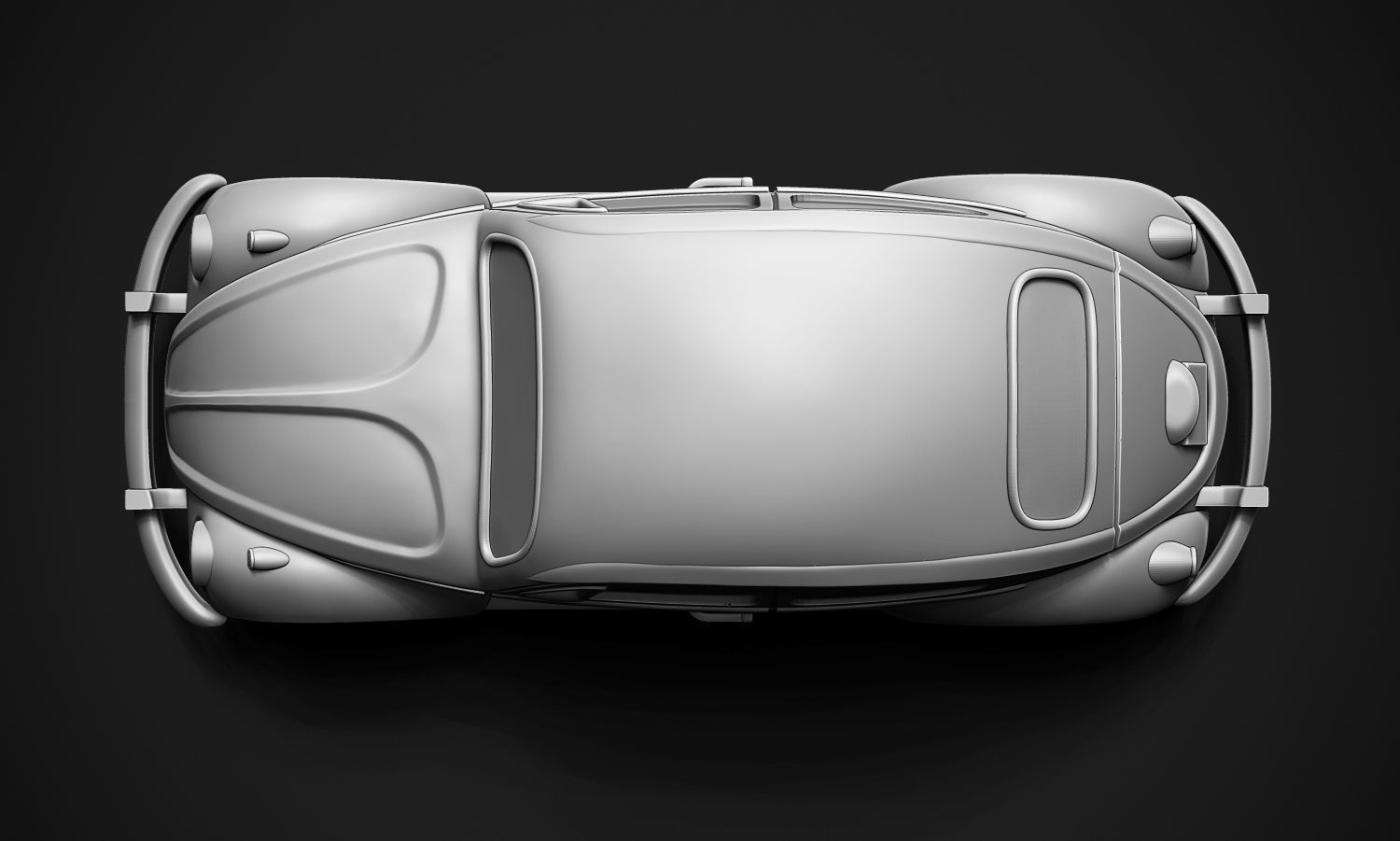 Volkswagen Beetle Printable 3D print model_3