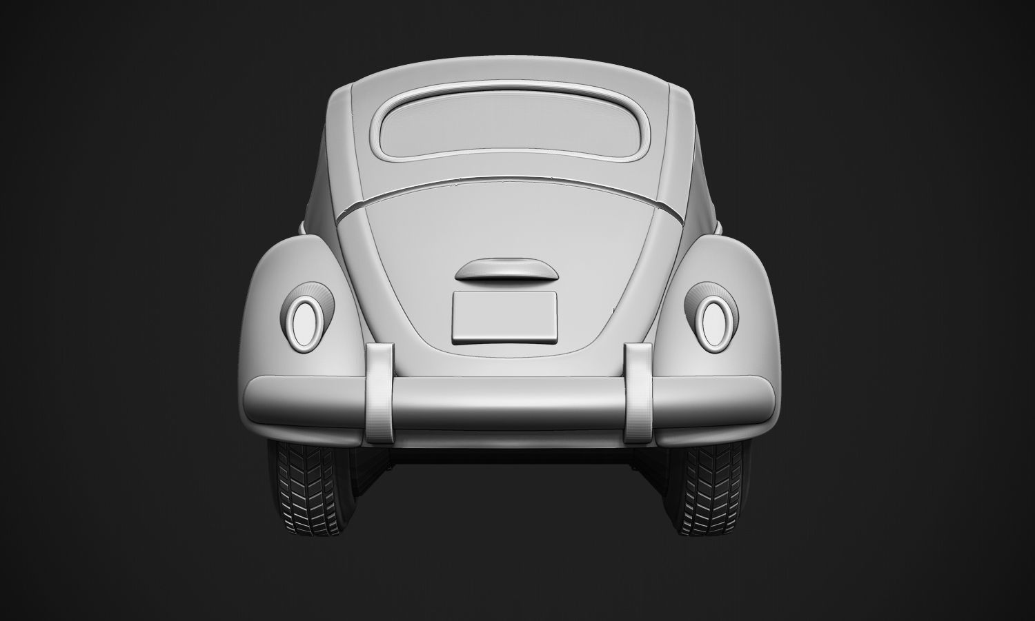 Volkswagen Beetle Printable 3D print model_5