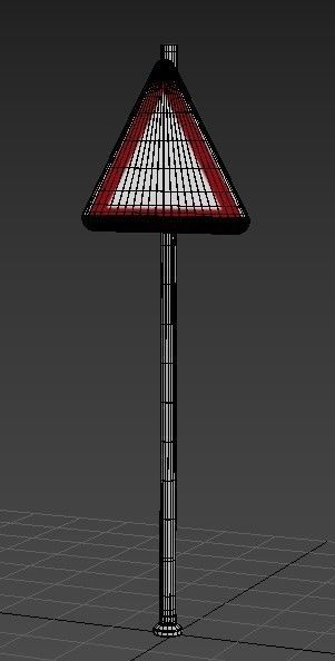 Triangle Road Sing 3D model_4