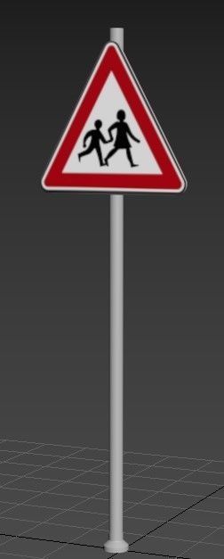 Triangle Road Sing 3D model_1