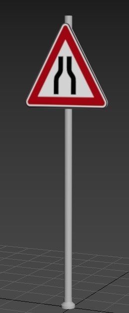 Triangle Road Sing 3D model_5
