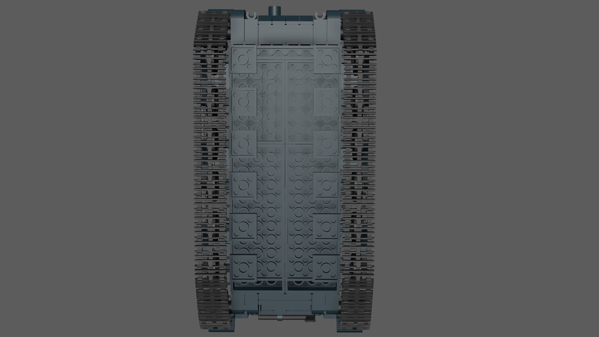 Lego Real World Size Tank 3D model_6