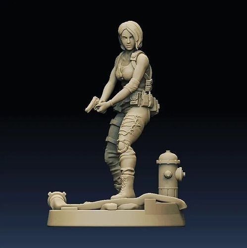 Jill Valentine 3D print model