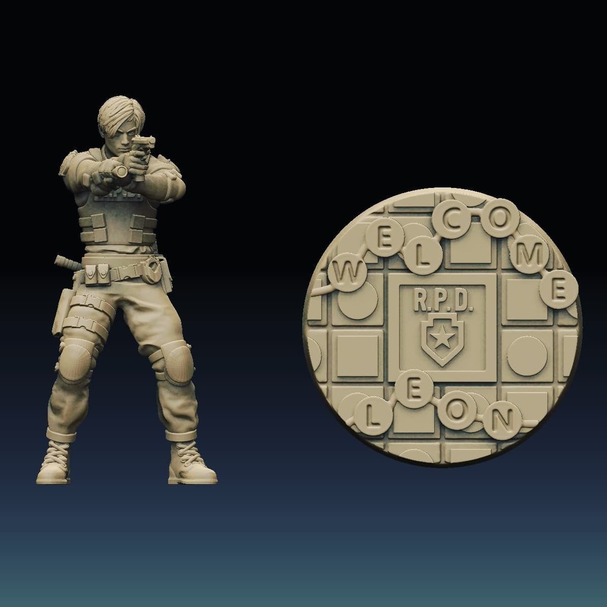 Leon Kennedy 3D print model_6