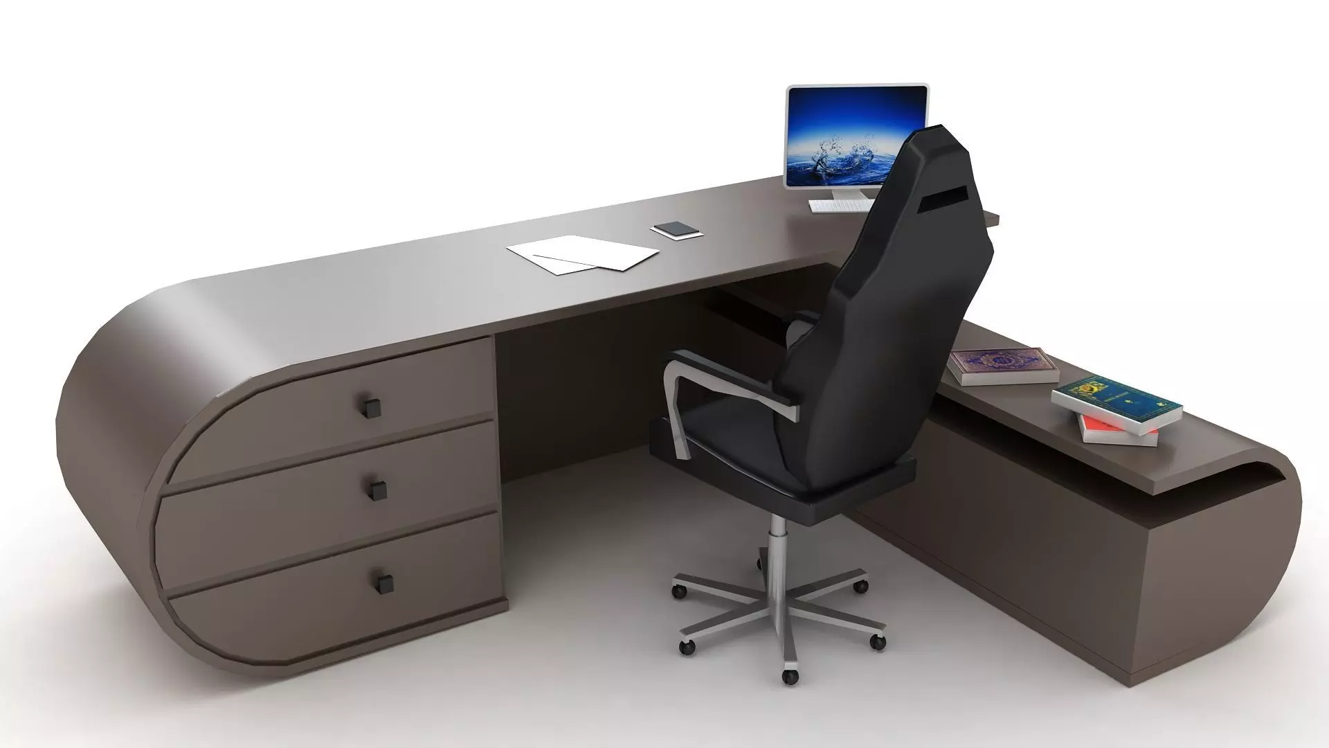 Office Table 3D model