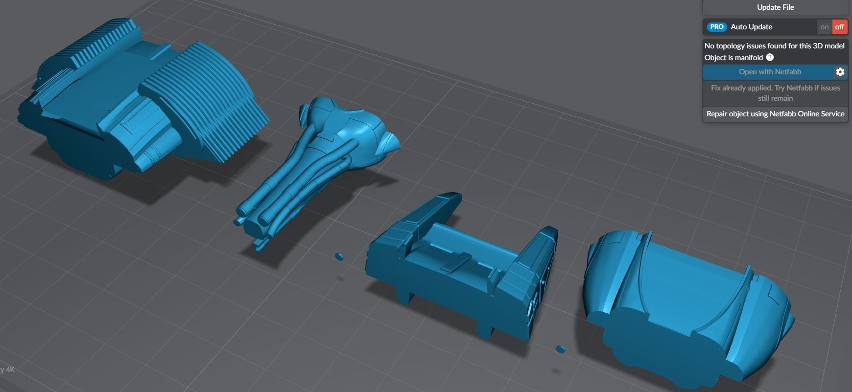 22nd Century Bird of Prey Scale 3D print model_9