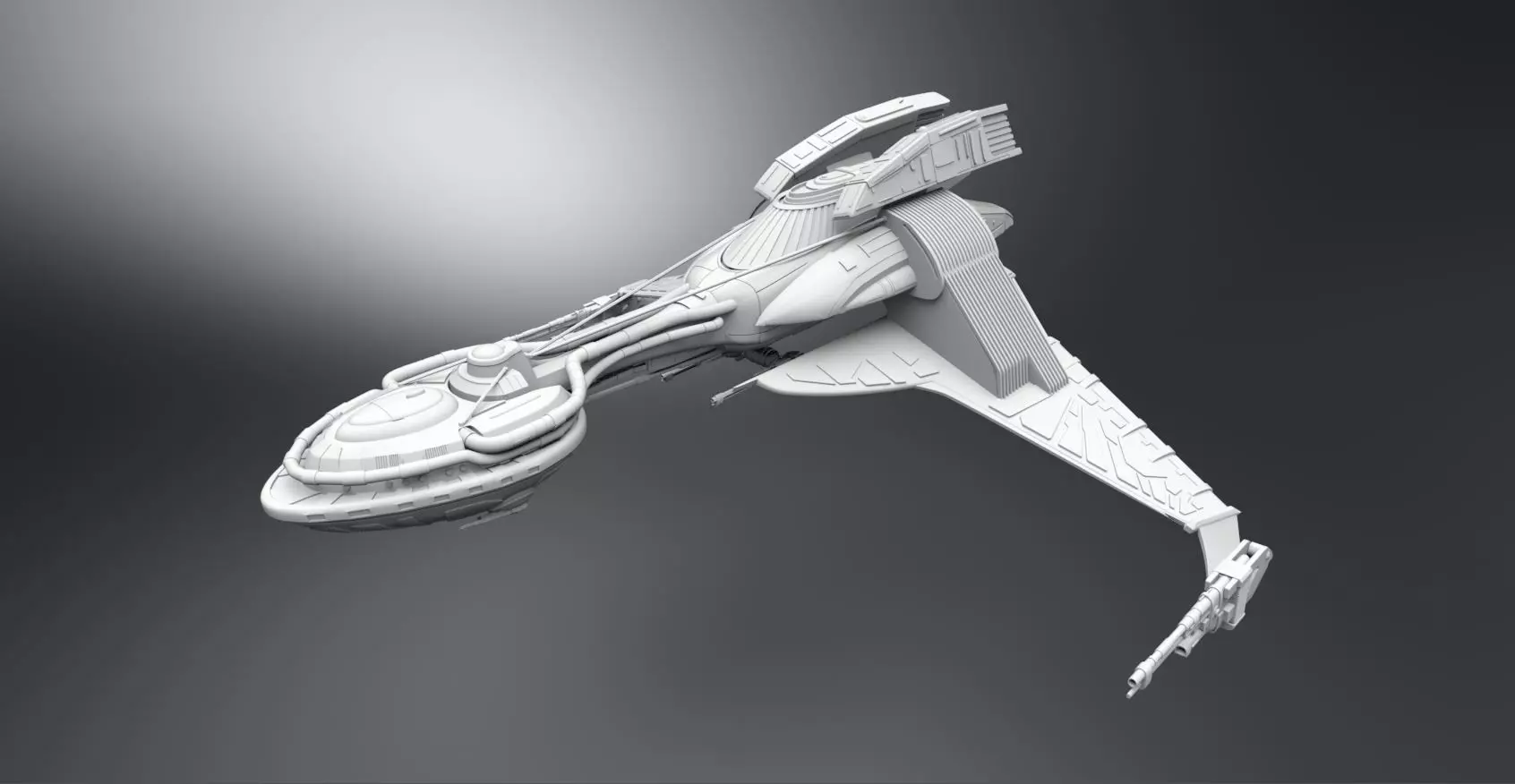 22nd Century Bird of Prey Scale 3D print model_0