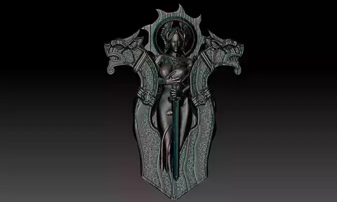Freyja sword 3D print model