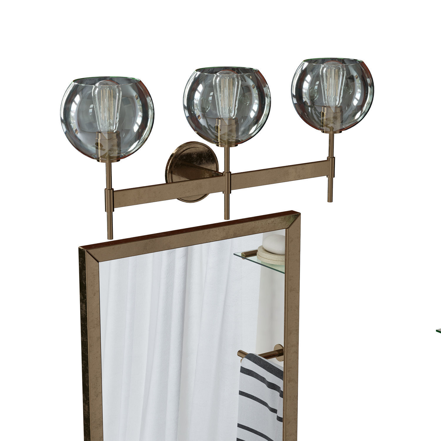 Bathroom interior 3D model_5