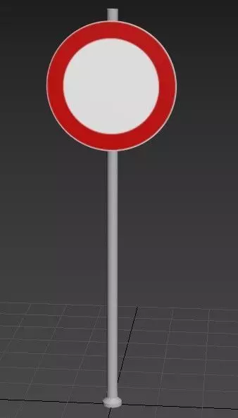 Circle Road Sing 3D model_0