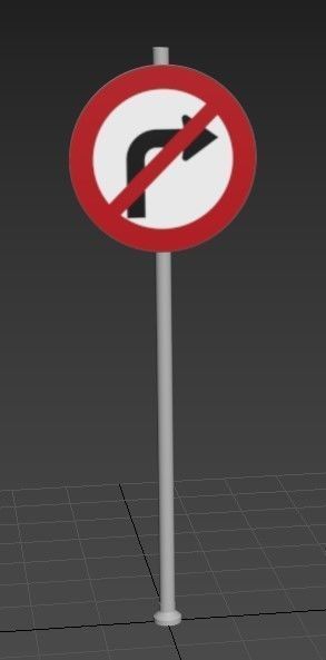 Circle Road Sing 3D model_6