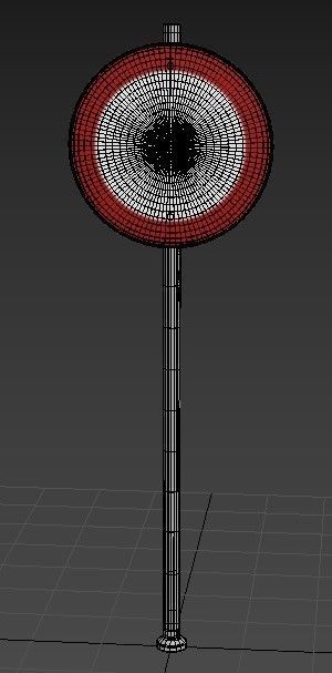Circle Road Sing 3D model_1