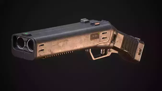 futuristic shotgun