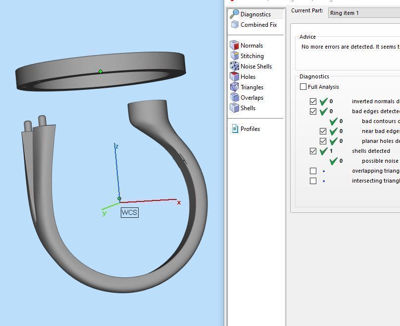 Women ring with 1 diamond 3D print model_29