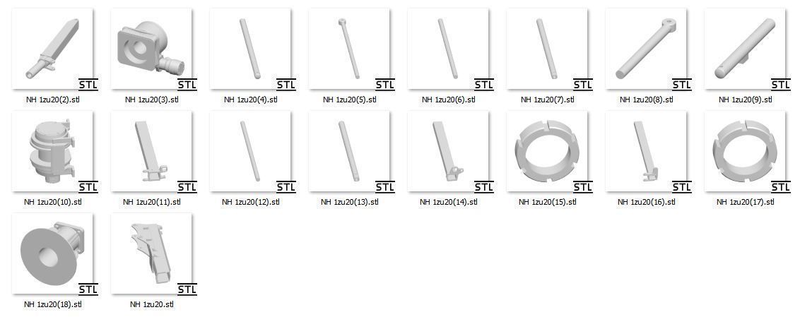 small ship crane 3D print model_1