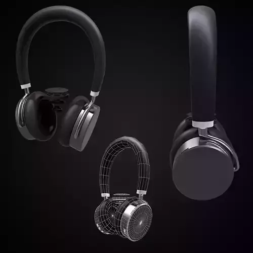 Headphone concept 3d model 