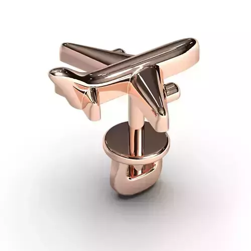 Airplane airbus earring 3D print model