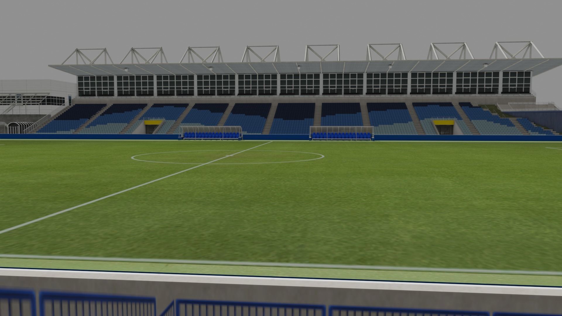 Stade Saputo - Montreal Canada 3D Model Low-poly 3D model_8