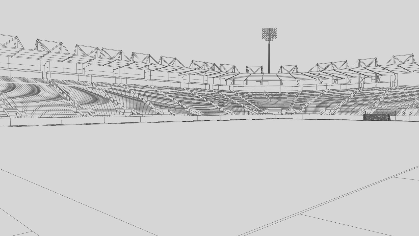 Stade Saputo - Montreal Canada 3D Model Low-poly 3D model_5