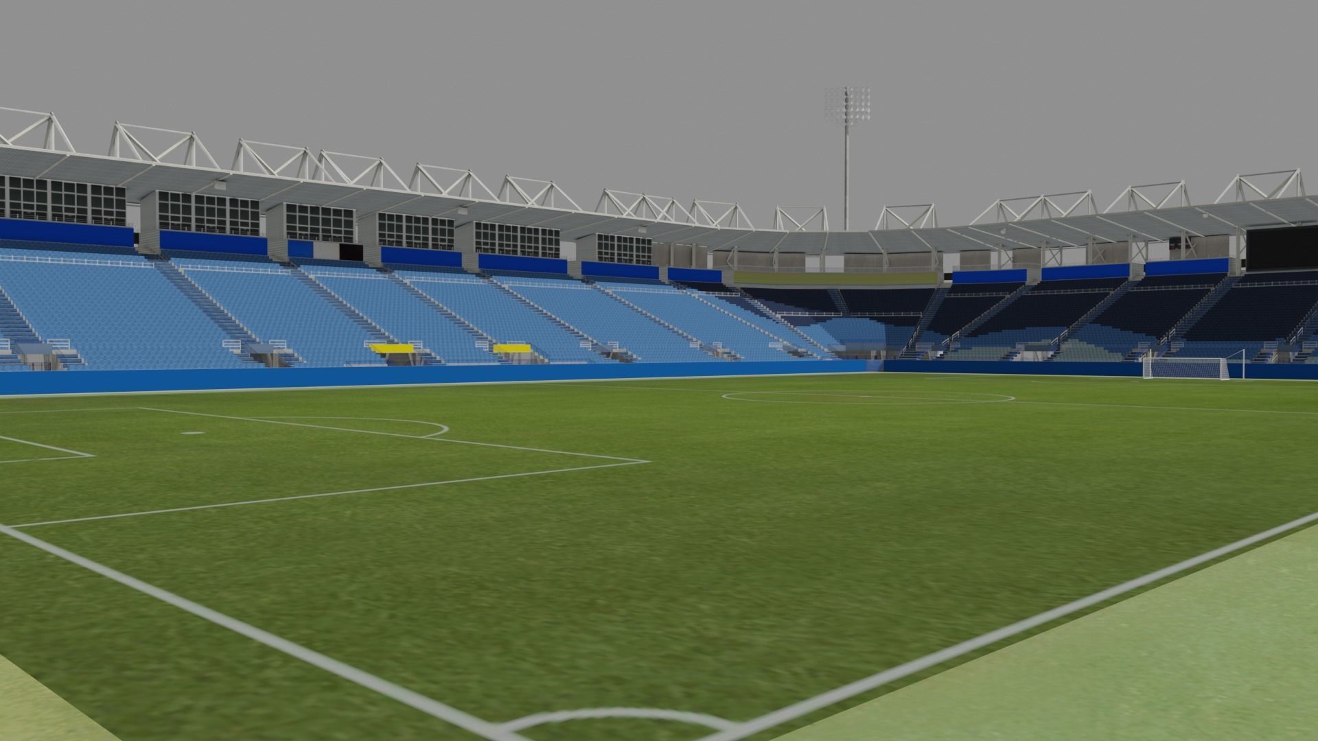 Stade Saputo - Montreal Canada 3D Model Low-poly 3D model_4