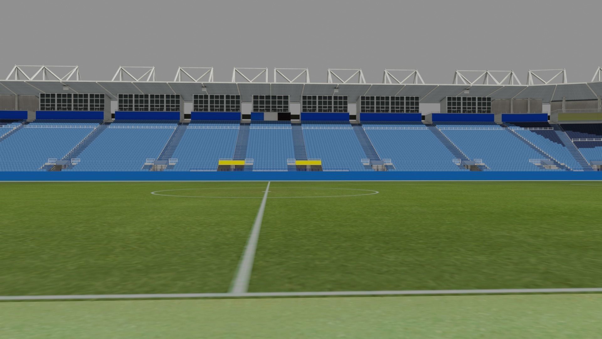 Stade Saputo - Montreal Canada 3D Model Low-poly 3D model_2