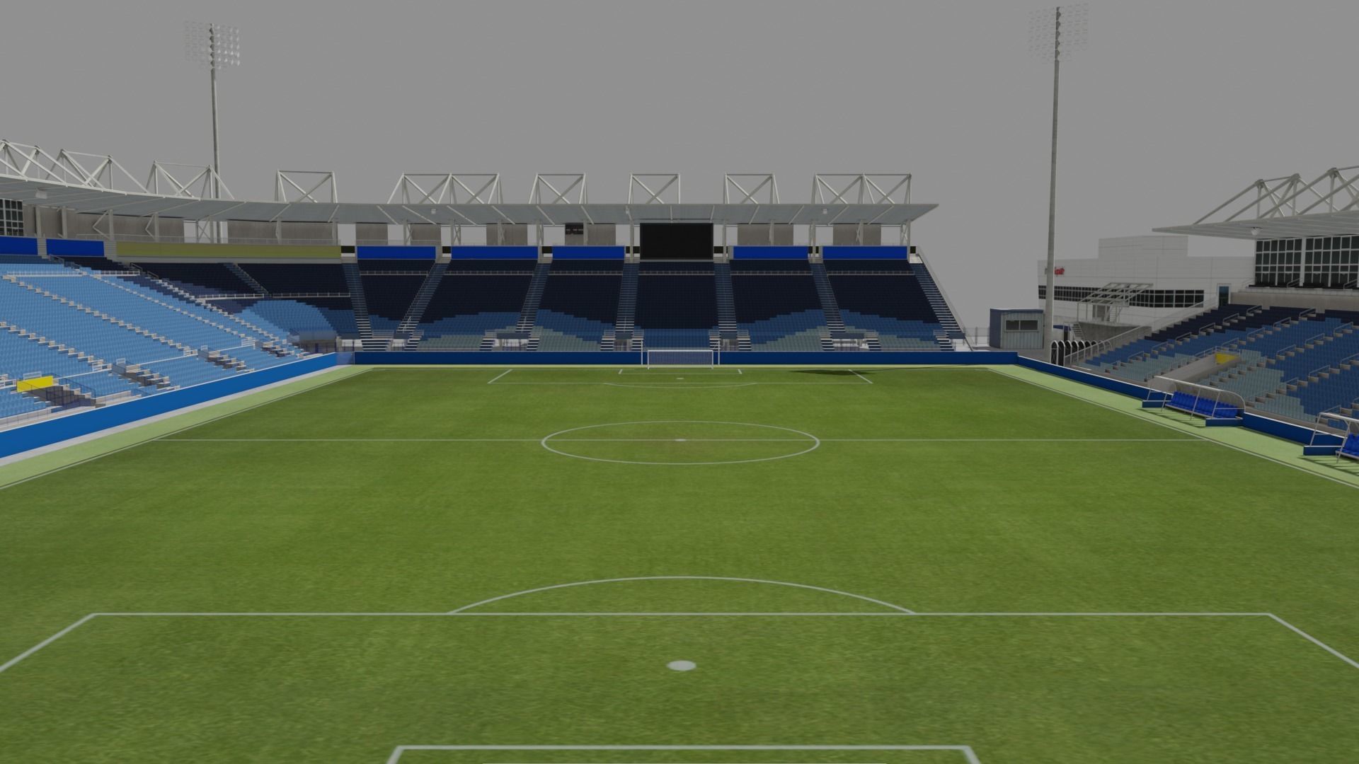Stade Saputo - Montreal Canada 3D Model Low-poly 3D model_6