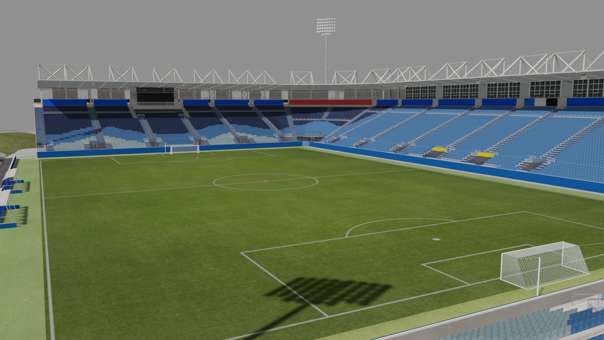 Stade Saputo - Montreal Canada 3D Model Low-poly 3D model_12