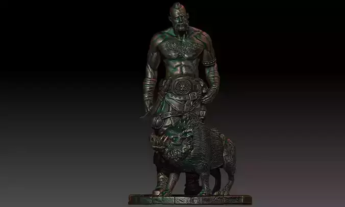 Freyr statuette 3D print model