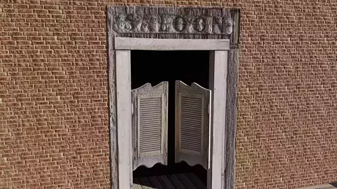 Saloon Swinging Doors Tutorial File 