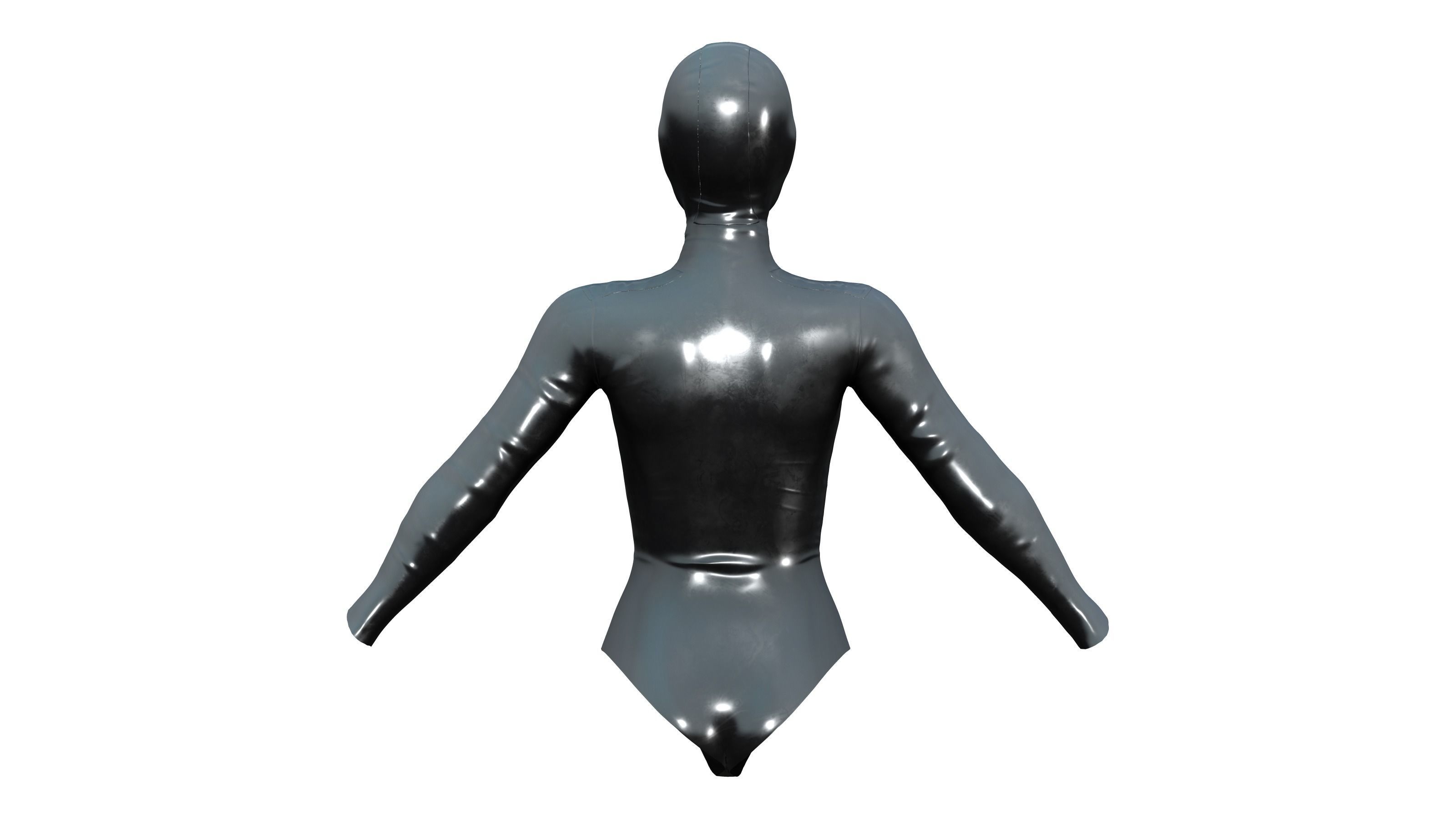 Ninja Suite Low-poly 3D model_5