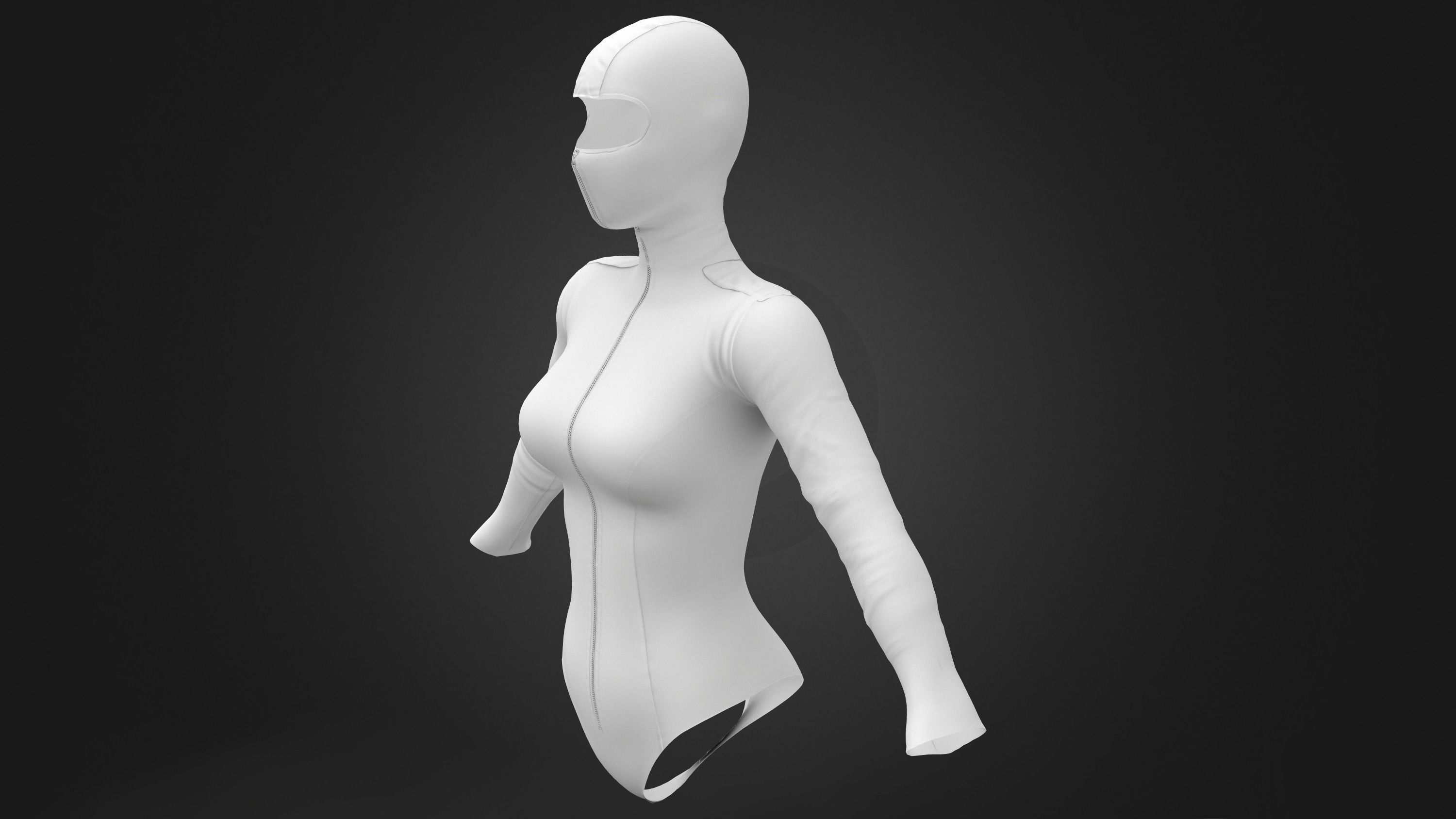 Ninja Suite Low-poly 3D model_9