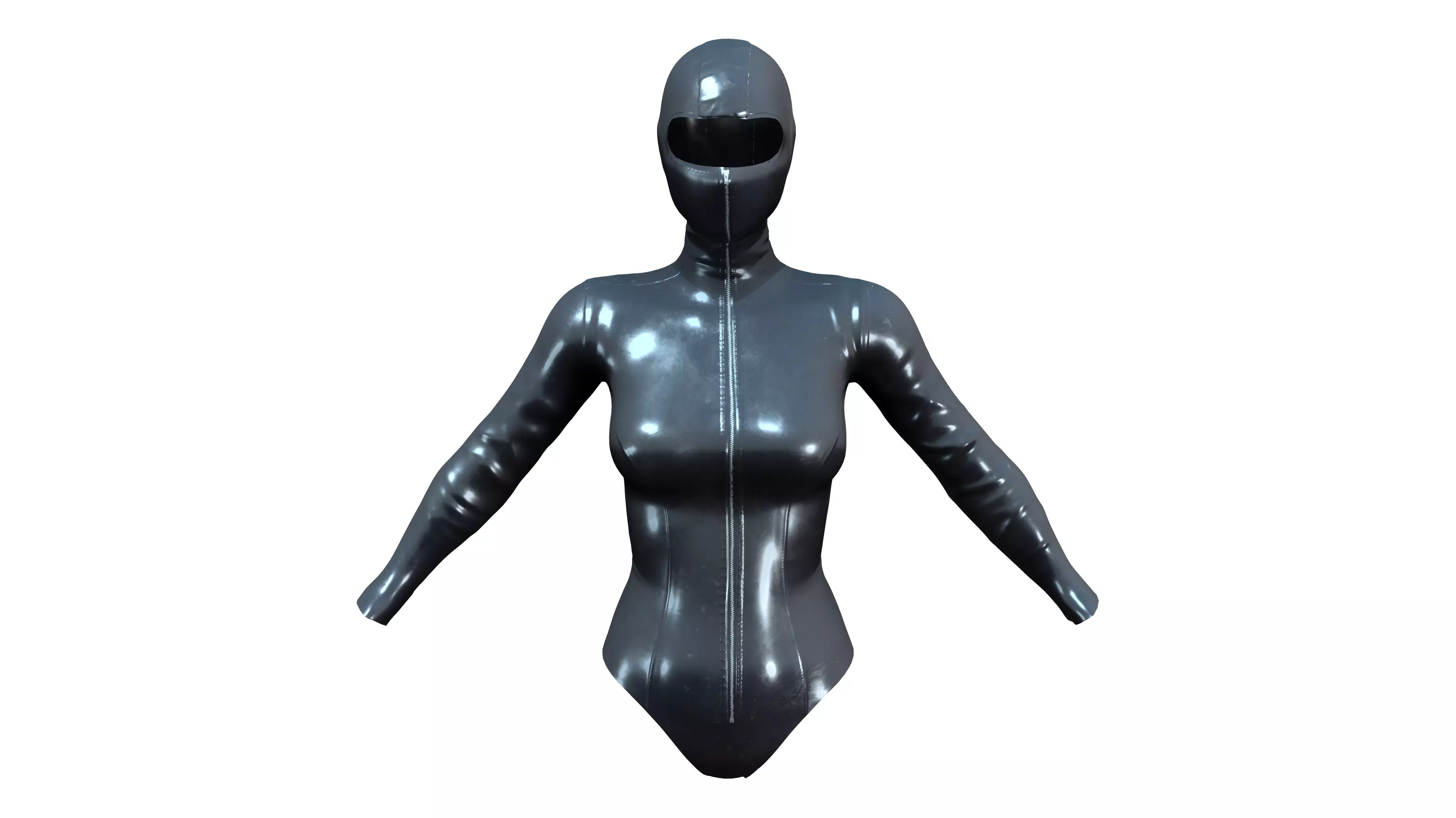 Ninja Suite Low-poly 3D model_0