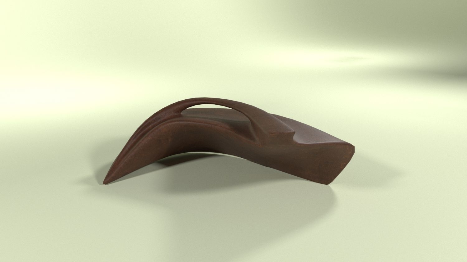 Modern Chair Low-poly 3D model_2