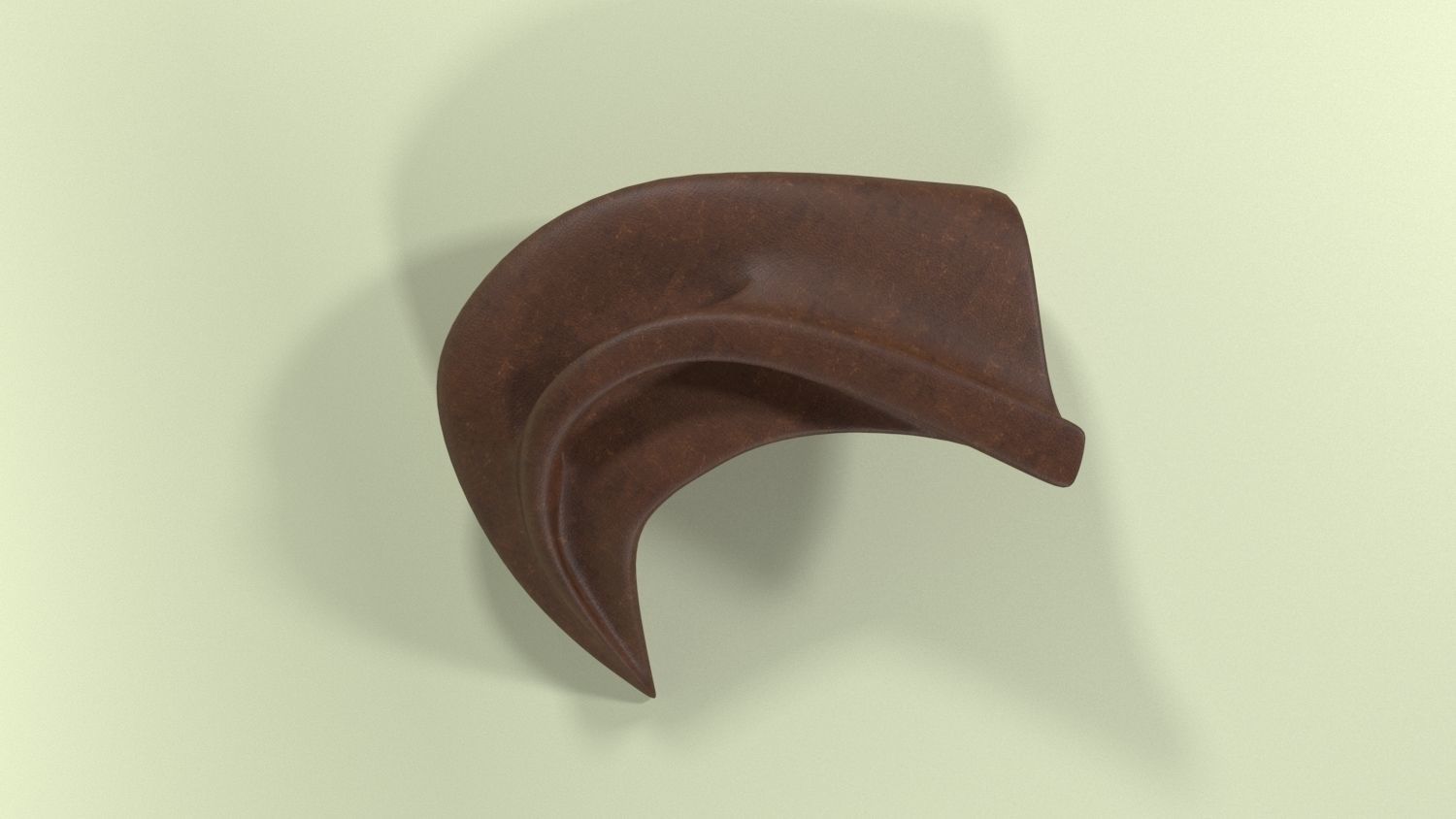 Modern Chair Low-poly 3D model_3