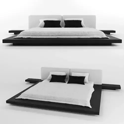 Modloft Worth King Bed 3D model