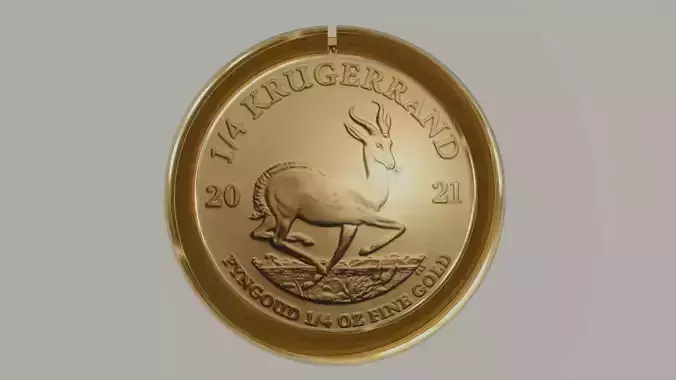 Quarter ounce coin mount