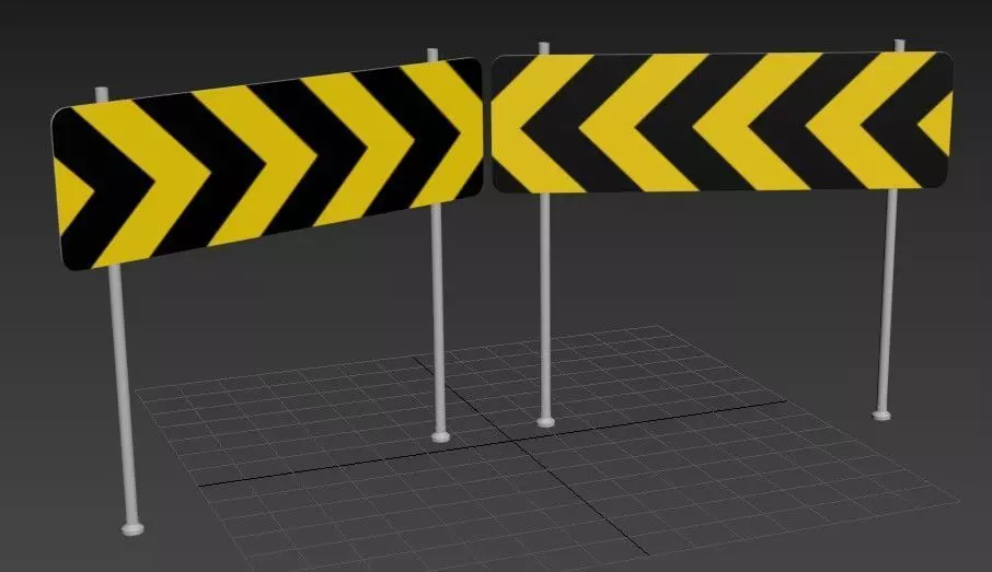 Rectangle Road Sing 2 3D model_0