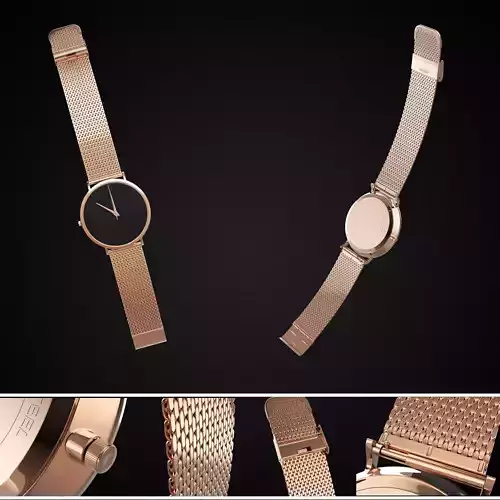 Wrist watch 3d model 
