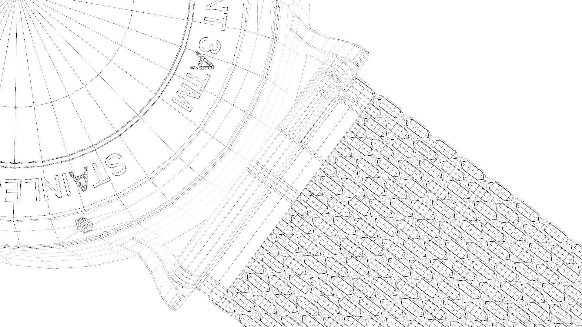 Wrist watch 3d model  3D model_25