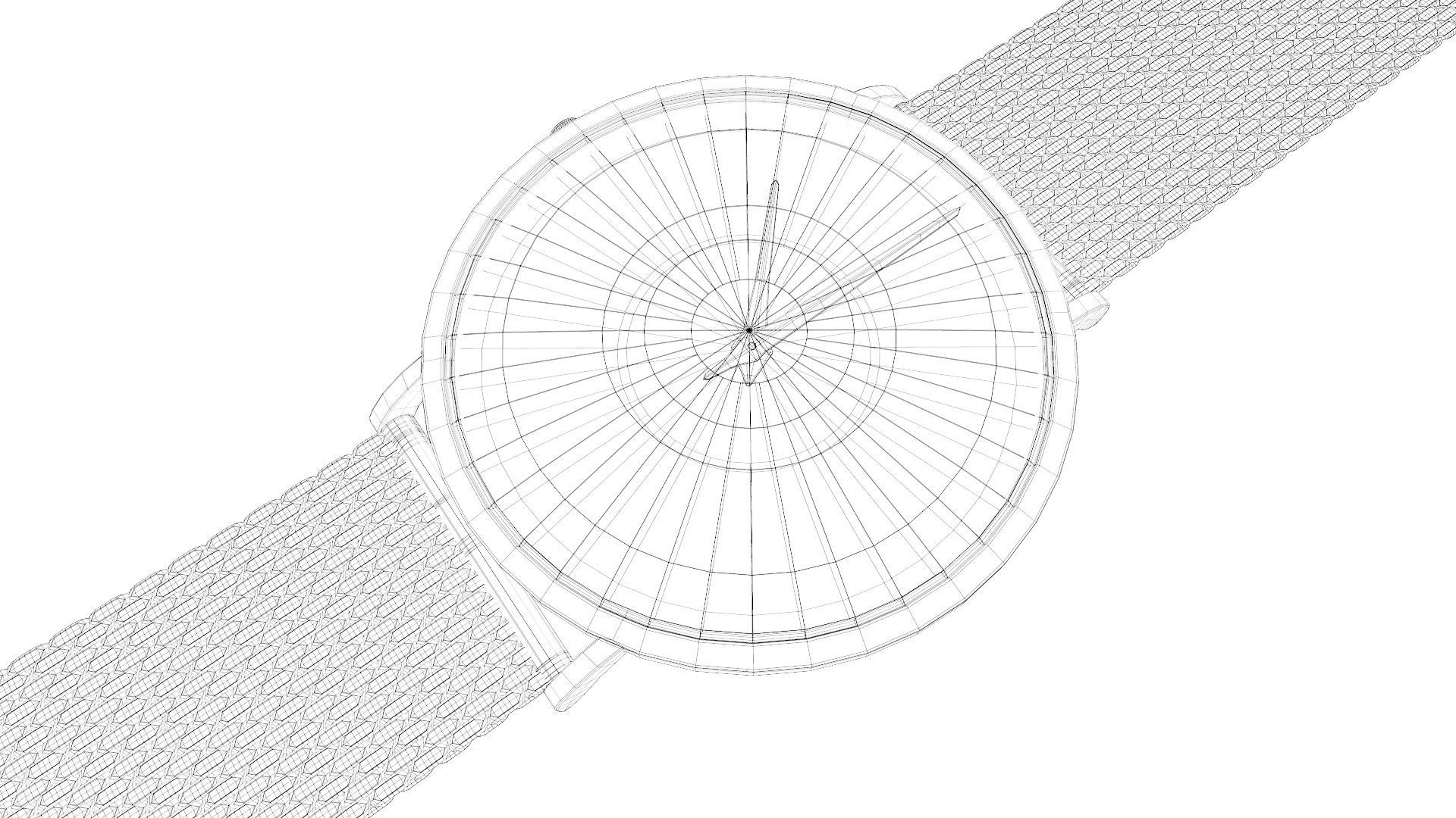 Wrist watch 3d model  3D model_23